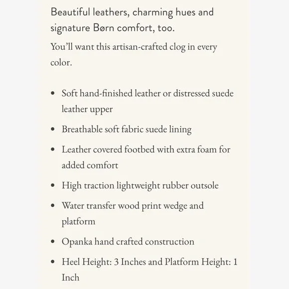 NIB Born Nola 9M Tan Distressed Suede Clogs Leather Open Back - Picture 12 of 12